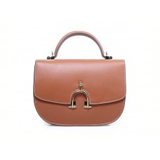 Hermes Stirrup Schultertasche Kamel