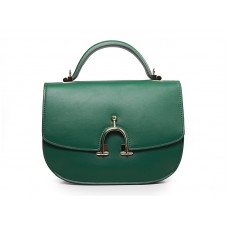 Hermes Stirrup Schultertasche Grün