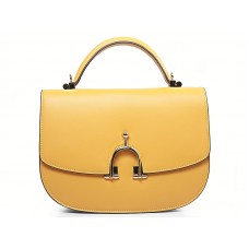 Hermes Stirrup Schultertasche Gelb