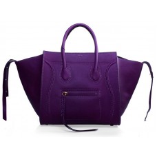 Celine Luggage Phantom Square Tote Bag Lila