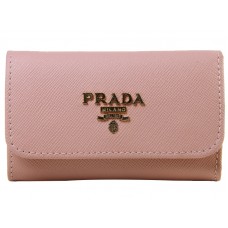 Prada Saffiano 6-Schlüsselanhänger Rosa