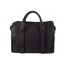 Bottega Veneta Gewebte Einkaufstasche Schokolade