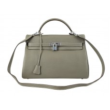 Hermès Kelly 32 cm Togo-Leder Clemence Grau