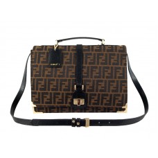 Fendi Classico No.1 Tasche in Zucca-Braun