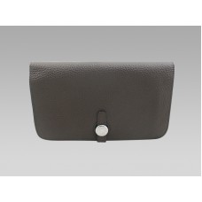 Hermès Dogon Togo Ledergeldbörse Schokoladenbraun