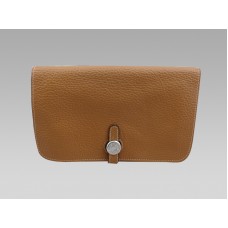 Hermès Dogon Togo Ledergeldbörse, hellbraun