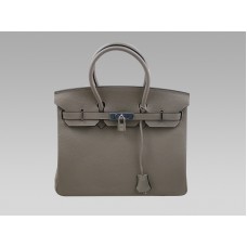 Hermès Birkin 30 Togo Leder Grau