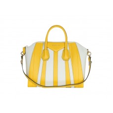 Givenchy Große Antigona Tasche Zweifarbig Gelb Weiß