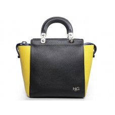 Givenchy Leder-HDG-Cabriolet, Schwarz/Gelb