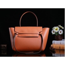 Celine Mini Gürteltasche aus glattem Kalbsleder, Braun