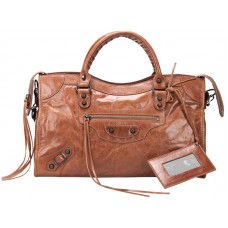 Balenciaga Medium Classic City Bag Braun