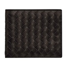 Bi-Fold-Geldbörse von Bottega Veneta aus Intrecciato Vn Choclate