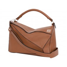 Loewe Puzzle Große Tasche Hellbraun