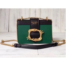Prada Cahier Bag Grün