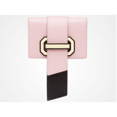 Prada Plex Ribbon Umhängetasche Pfirsichgelb