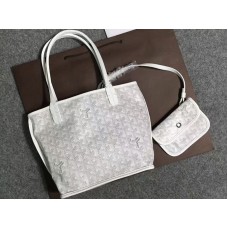 Goyard Anjou Reversible Tote Mini Weiß