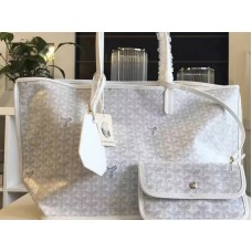 Goyard Anjou Reversible Tote Gm Weiß