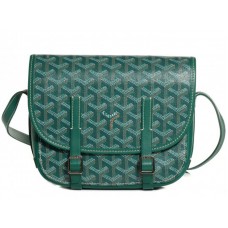 Goyard Chevron Belvedere PM Messenger Bag Grün