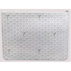 Goyard Chevron Senat Pochette Gm Weiß sar0201499