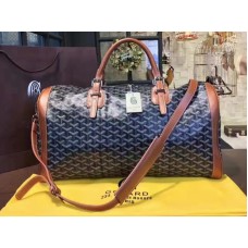 Goyard Goyardine Croisiere 45 Schwarz mit braunem Lederbesatz 2309