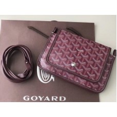 Goyard Goyardine Plumet Umhängetasche Burgund