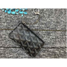 Goyard Münzgeldbörsen-Schlüsselanhänger Schwarz