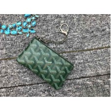 Goyard Geldbörsen-Schlüsselanhänger, Grün