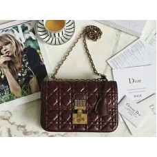Dior Dioraddict Lammledertasche Burgund d58181