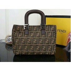 Fendi FF Stofftasche mit silberfarbenen Beschlägen FF06-A