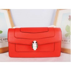 Bvlgari Schutzhülle Serpenti Forever 22 cm Kalbsleder Rot