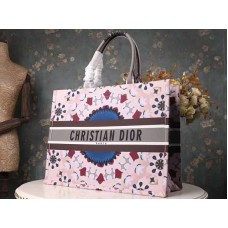 Dior Book Tote Kaleidioroscope Tasche Blau Rosa