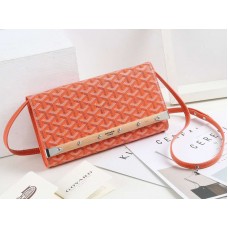 Goyard Monte Carlo Clutch mit Riemen PM Orange
