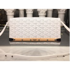 Goyard Monte Carlo Clutch mit Riemen PM Weiß