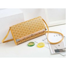 Goyard Monte Carlo Clutch mit Riemen PM Gelb