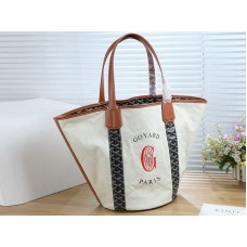 Goyard Belharra Biarritz Wendetasche Braun und Schwarz
