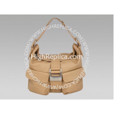 Givenchy Clarabelle Hobo-Tasche mit Überschlag, Beige