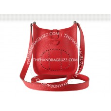 Hermès Evelyne Tasche PM Rot