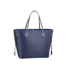 Louis Vuitton Neverfull MM aus Epi-Leder, Dunkelblau