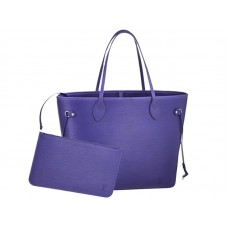 Louis Vuitton Neverfull MM aus Epi-Leder, Lila