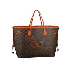 Louis Vuitton-Monogramm Neverfull Gm Ikat Capri