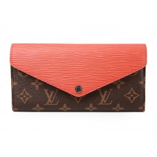 Louis Vuitton Monogramm Marie-Lou Lange Geldbörse Piment