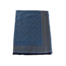 Louis Vuitton Monogram Ikat Schal Blau