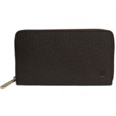 Louis Vuitton Taiga Leder Zippy Organizer Schoko