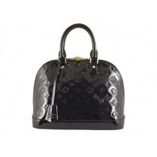 Louis Vuitton-Monogramm Vernis Alma Schwarz