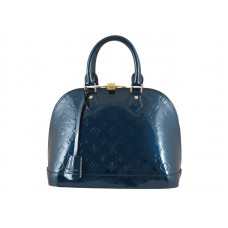 Louis Vuitton-Monogramm Vernis Alma Mitternachtsblau