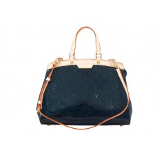 Louis Vuitton Monogram Vernis Brea MM Mitternachtsblau