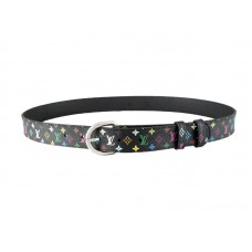 Louis Vuitton Ellipse Multicolore Gürtel Schwarz