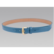 Louis Vuitton Monogram Vernis Bleu Galactic Gürtel mit goldener Schnalle