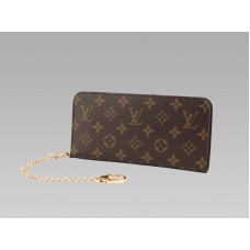 Louis Vuitton Monogram Insolite Geldbörse Grün Bronze