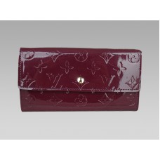 Louis Vuitton-Monogramm Vernis Porte Trésor International Violette